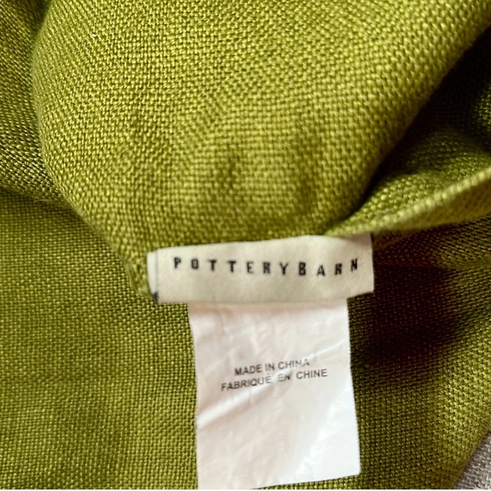 Pottery Barn 18” Linen Pillow Cover